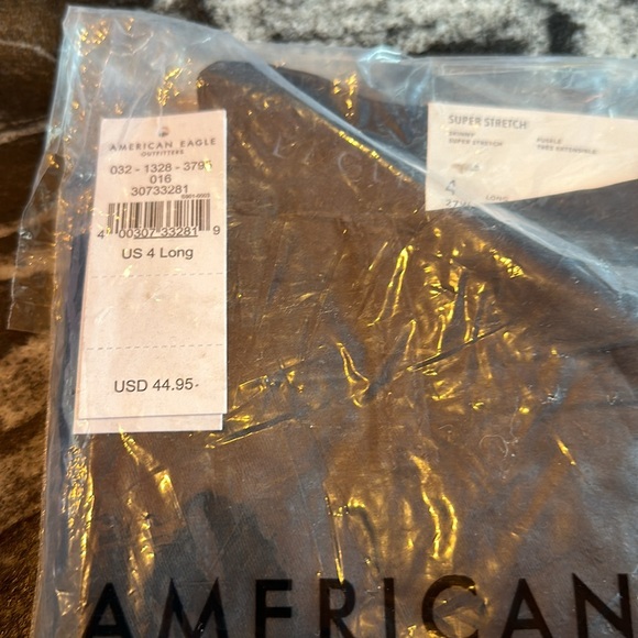AE Skinny Pant American Eagle Black (400) - Picture 4 of 4